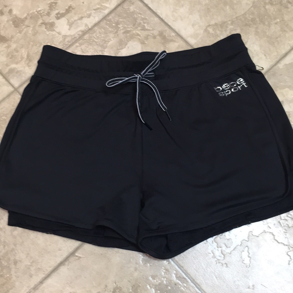 Bebe sport shorts in black